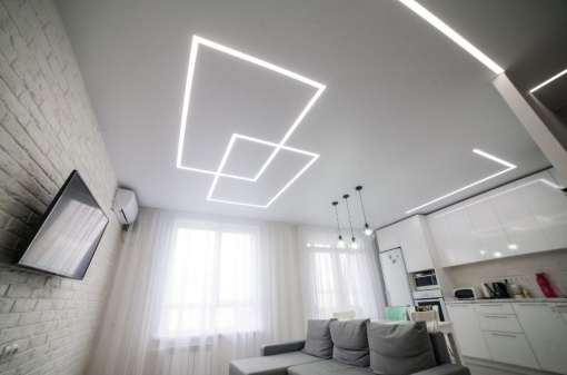 Тренд 2023 года в дизайне натяжных потолков