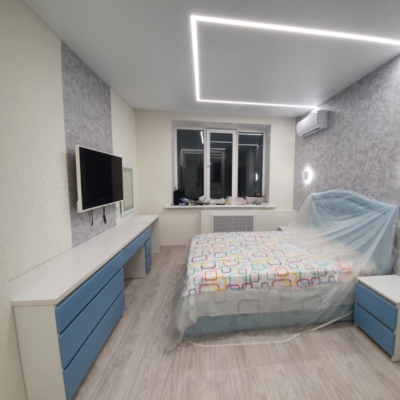 Световые линии натяжных потолков